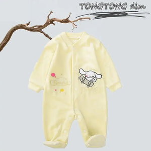 ```Unisex Baby Christmas Romper with Long Sleeves and Cartoon Hood, Ideal for Spring and Autumn```