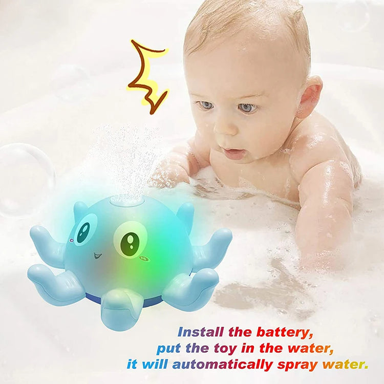 Electric Whale Bath Ball with Light Music and LED Lights - Baby Bath Toys for Kids