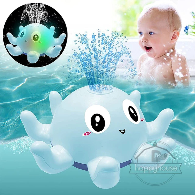 Electric Whale Bath Ball with Light Music and LED Lights - Baby Bath Toys for Kids