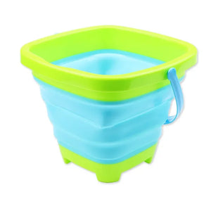 Children Beach Toys Kids Play Water Toys Foldable Portable Sand Bucket Summer Outdoor Toy Beach Play Sand Water Game Toy for Kid