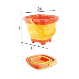 Children Beach Toys Kids Play Water Toys Foldable Portable Sand Bucket Summer Outdoor Toy Beach Play Sand Water Game Toy for Kid