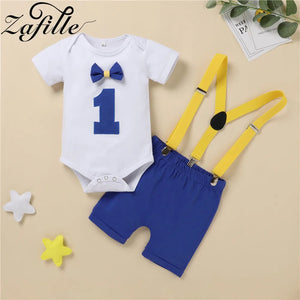 "My First Birthday Boys Outfit Set for Baby Summer: Party Cake Smash Outfit & Suit"