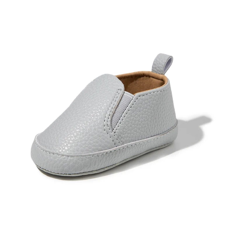 Children's Leather Casual Shoes with Soft-Sole and Non-Slip Design for Infants and Toddlers (0-18M) - 3 Color Options