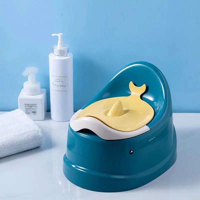 Child Potty Training Toilet Seat with Stable Oval Bottom Design and Non-Slip Surface