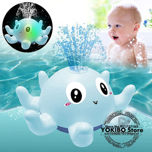 Electric Whale Bath Ball with Light Music and LED Lights - Baby Bath Toys for Kids