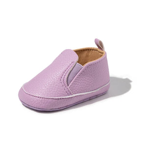 Children's Leather Casual Shoes with Soft-Sole and Non-Slip Design for Infants and Toddlers (0-18M) - 3 Color Options