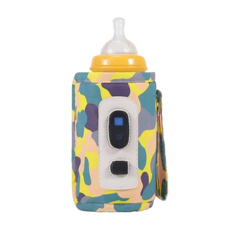 "Portable USB Milk Bottle Warmer for Baby Nursing Bottles on-the-go!"