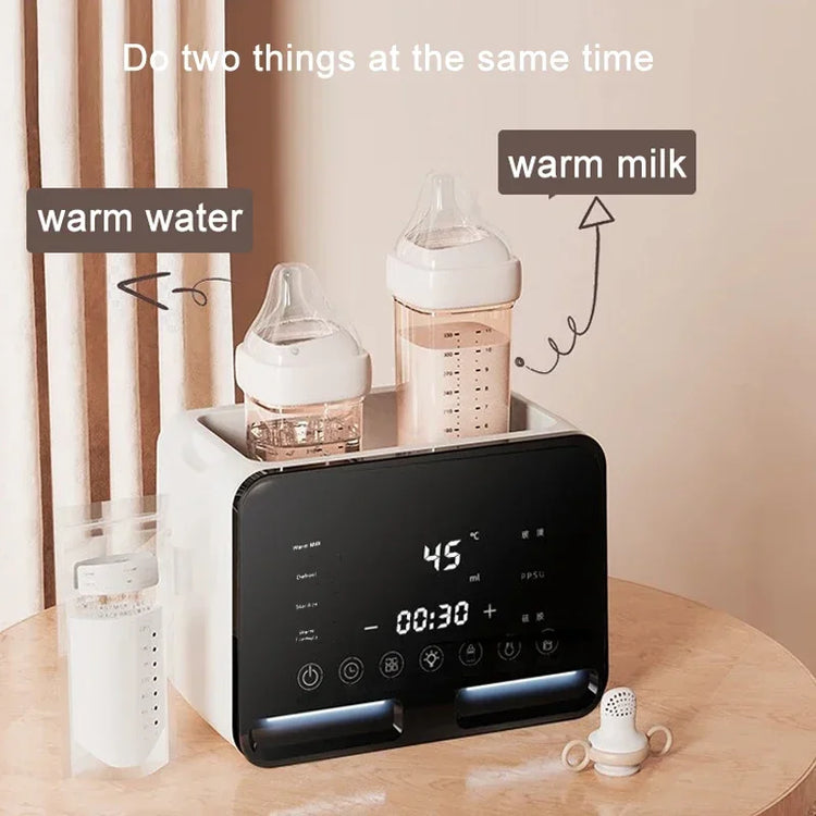 Baby Bottle Warmer & Sterilizer with Timer and Accurate Temperature Control