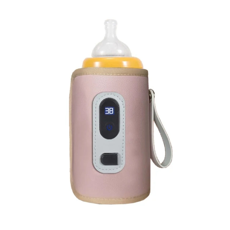 "Portable USB Milk Bottle Warmer for Baby Nursing Bottles on-the-go!"