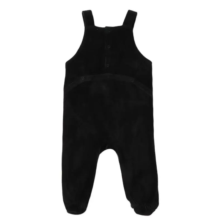 Children's Condole Belt Romper Overalls in Black