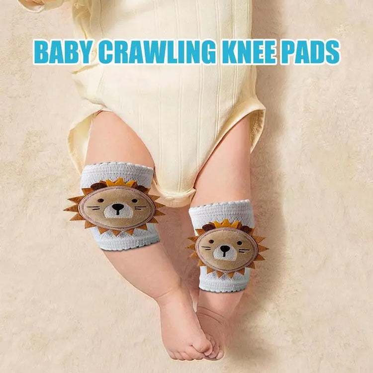 Professional Title: "Set of 2 Baby Crawling Knee Pads - Thickened, Anti-Slip, Machine Washable Toddler Kneepads for Safety"