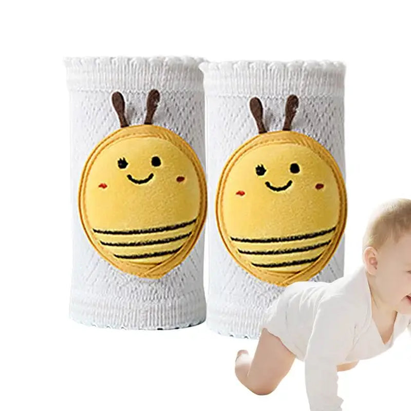 Professional Title: "Set of 2 Baby Crawling Knee Pads - Thickened, Anti-Slip, Machine Washable Toddler Kneepads for Safety"