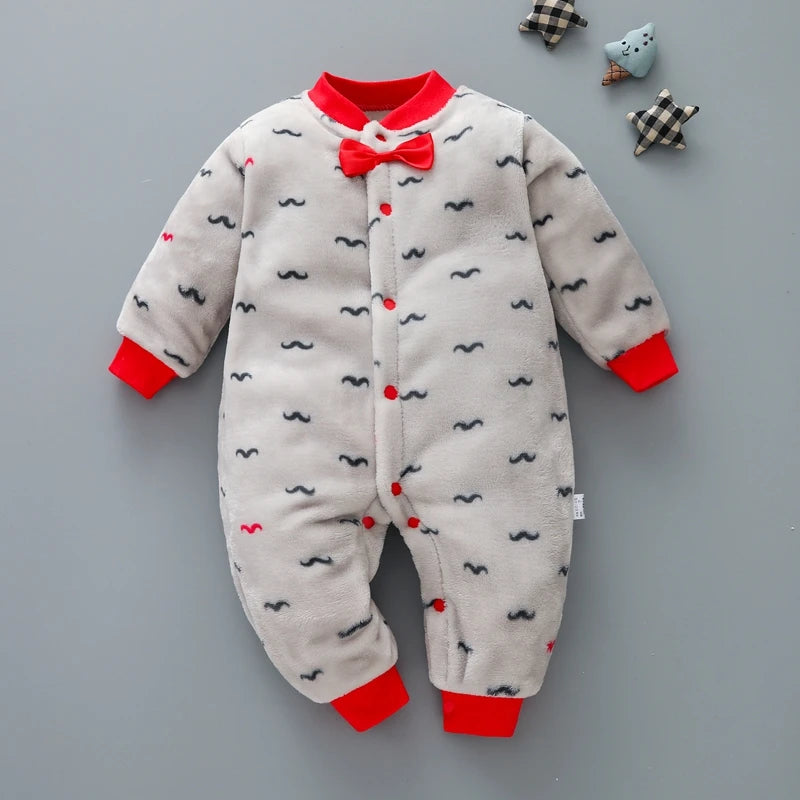 Newborn Baby Clothes: Infant Jacket and Jumpsuit Set for Spring and Winter