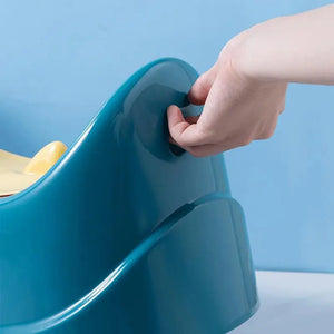 Child Potty Training Toilet Seat with Stable Oval Bottom Design and Non-Slip Surface