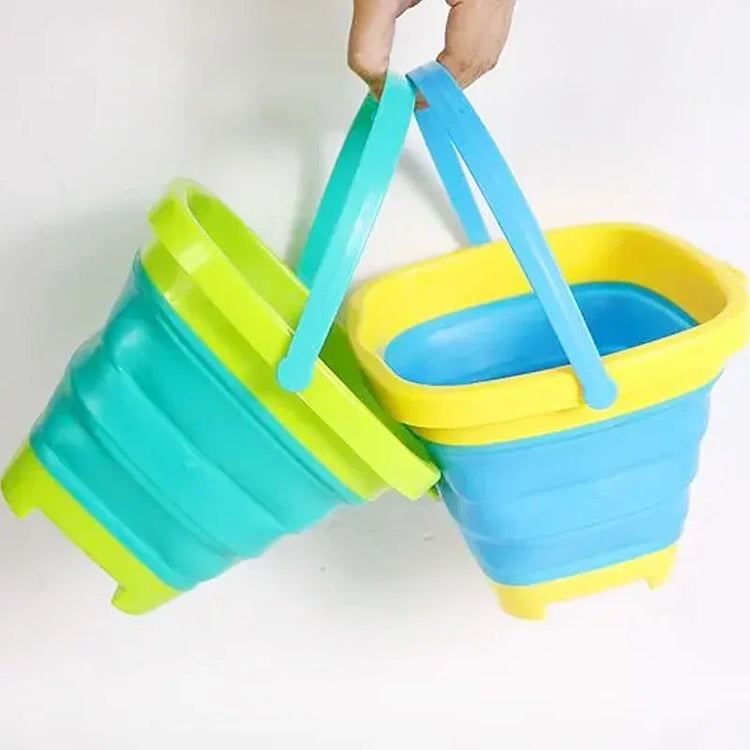 Children Beach Toys Kids Play Water Toys Foldable Portable Sand Bucket Summer Outdoor Toy Beach Play Sand Water Game Toy for Kid