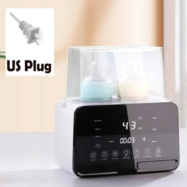 Baby Bottle Warmer & Sterilizer with Timer and Accurate Temperature Control