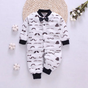 Newborn Baby Clothes: Infant Jacket and Jumpsuit Set for Spring and Winter