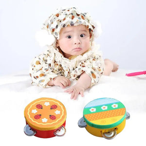 "Mini Musical Beat Hand Drum: Fun Educational Baby Music Toy!"