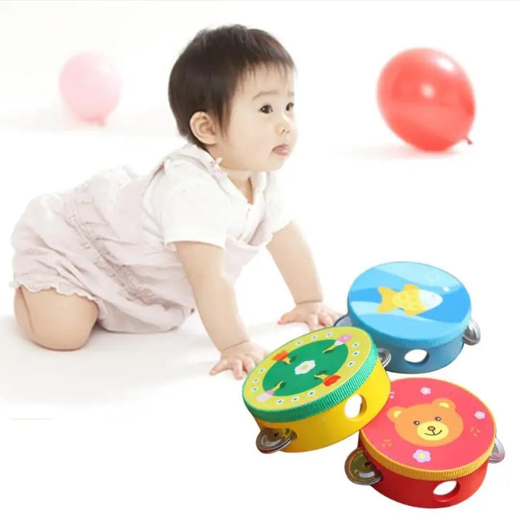 "Mini Musical Beat Hand Drum: Fun Educational Baby Music Toy!"