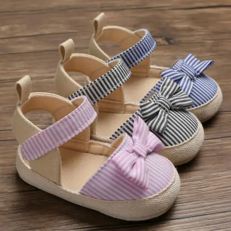 Fashion Newborn Baby Girl Soft Crib Shoes Infants Anti-Slip Sneaker Prewalker 0-18M - 2019 Edition