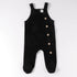 Children's Condole Belt Romper Overalls in Black