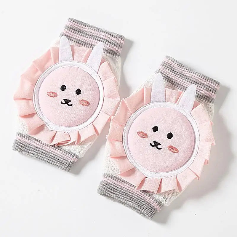 Professional Title: "Set of 2 Baby Crawling Knee Pads - Thickened, Anti-Slip, Machine Washable Toddler Kneepads for Safety"