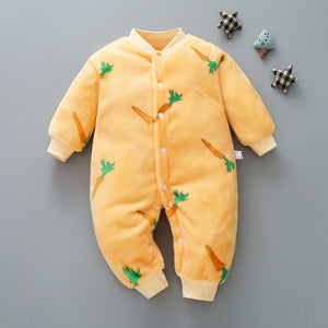 Newborn Baby Clothes: Infant Jacket and Jumpsuit Set for Spring and Winter