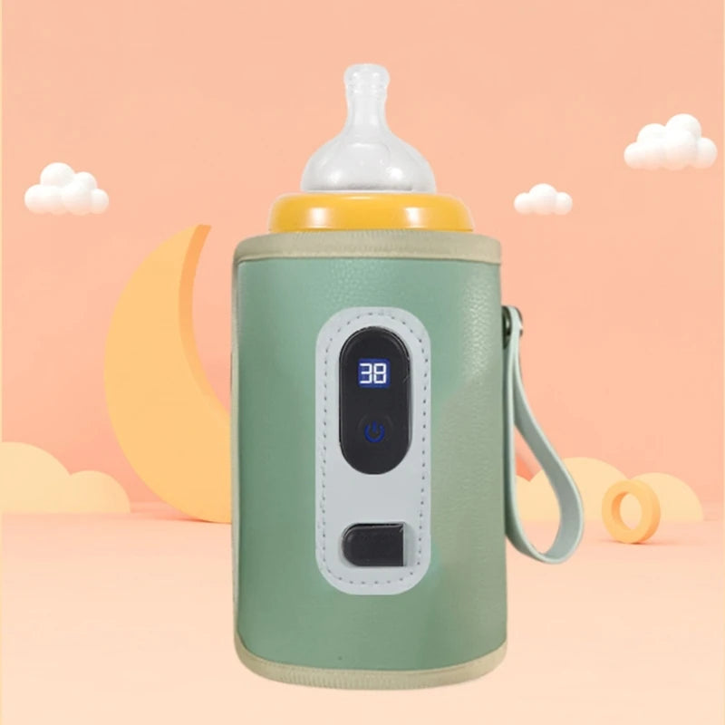 "Portable USB Milk Bottle Warmer for Baby Nursing Bottles on-the-go!"