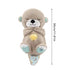 Newborn Sensory Comfort Toy: Musical Stuffed Otter Plush with Light and Sound