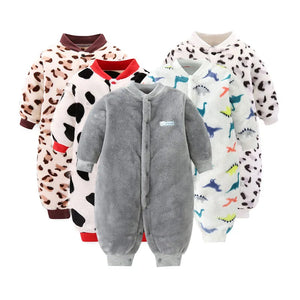 Newborn Baby Clothes: Infant Jacket and Jumpsuit Set for Spring and Winter