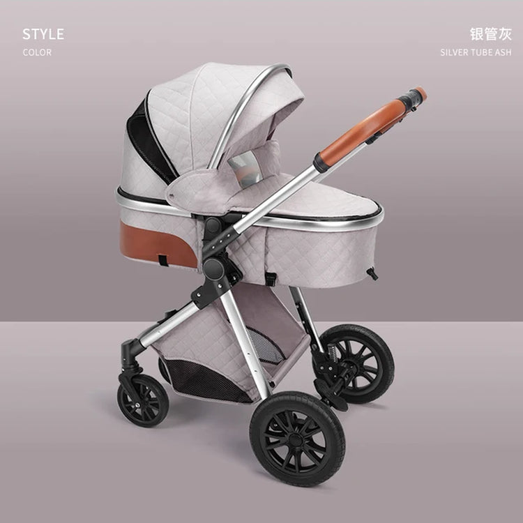 New 3 in 1 Baby Stroller High Landscape Carriage Light Newborn Pram Shock Proof Two Way 2 in 1 Kid Car Baby Comfort Cart 2024