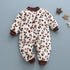 Newborn Baby Clothes: Infant Jacket and Jumpsuit Set for Spring and Winter