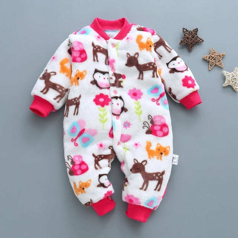 Newborn Baby Clothes: Infant Jacket and Jumpsuit Set for Spring and Winter