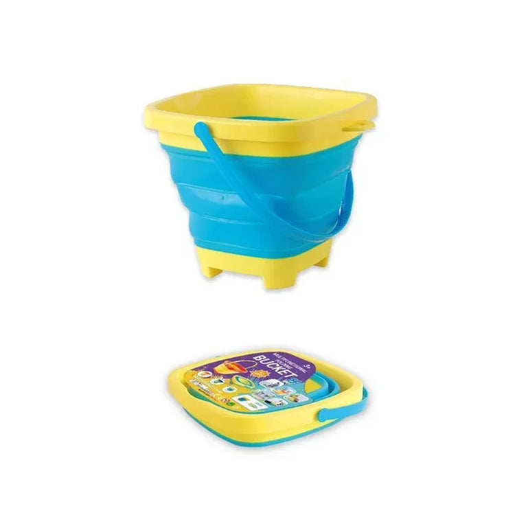 Children Beach Toys Kids Play Water Toys Foldable Portable Sand Bucket Summer Outdoor Toy Beach Play Sand Water Game Toy for Kid